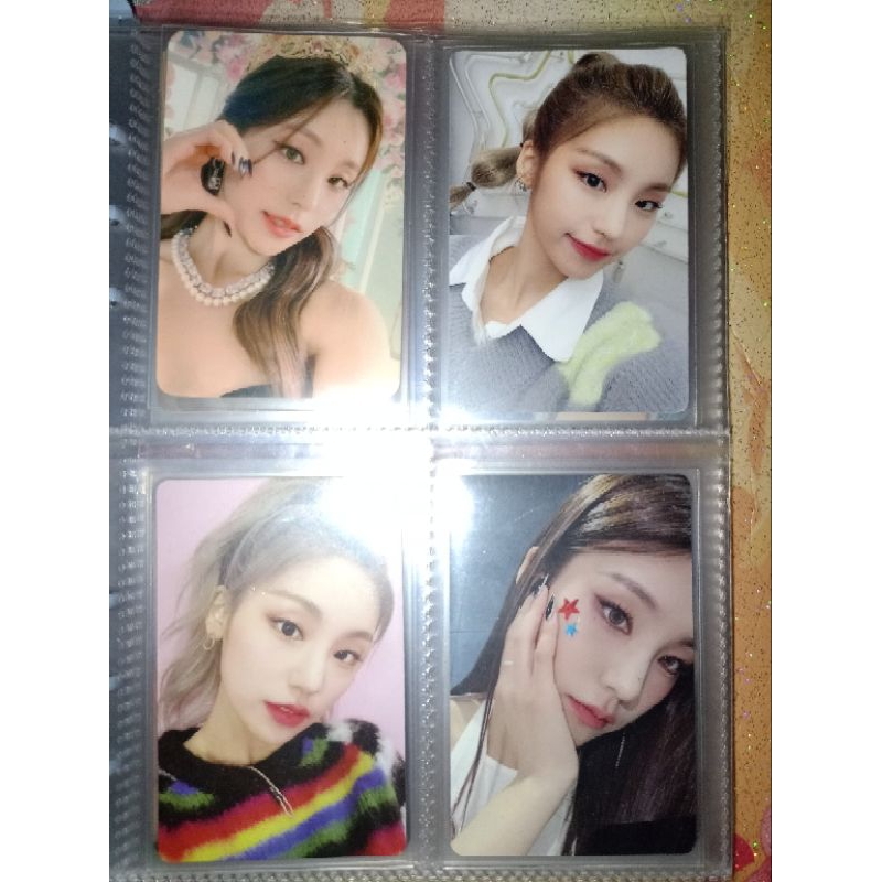 photocard official yeji itzy