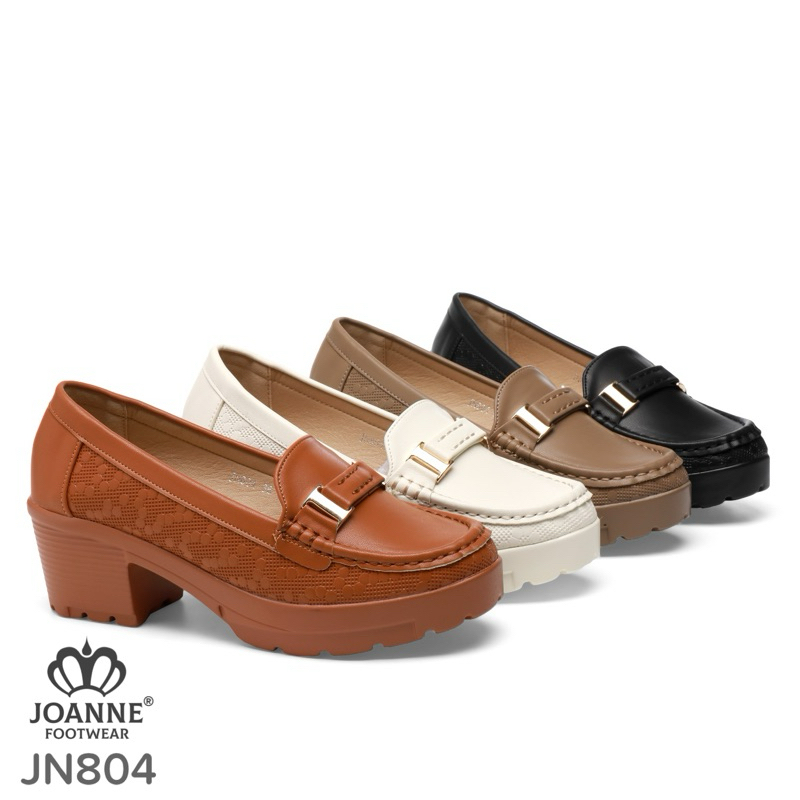 JOANNE FOOTWEAR Chunky Wedges Shoes Sepatu Kerja Wanita #JN804