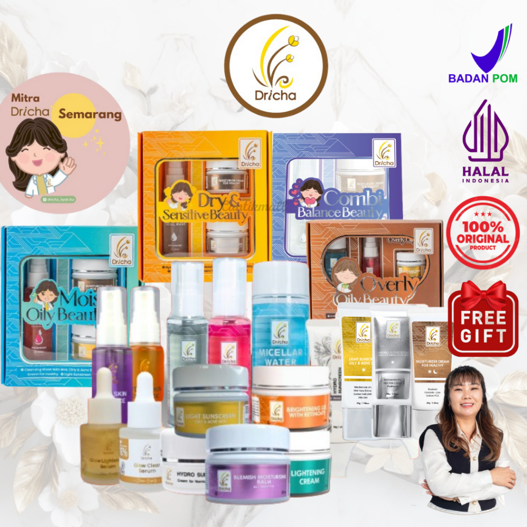 (READY) DRICHA SKINCARE by DOKTER IKA BPOM & HALAL