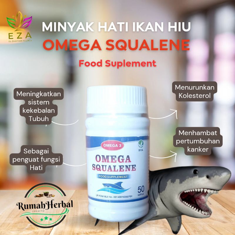 Minyak Hati Ikan Hiu || OMEGA SQUALENE || OMEGA3 || ORIGINAL
