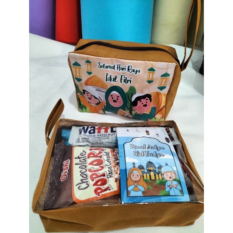 Dompet lebaran / Hampers Snack idul Fitri anak / Amplop lebaran / Tas Snack idul Fitri