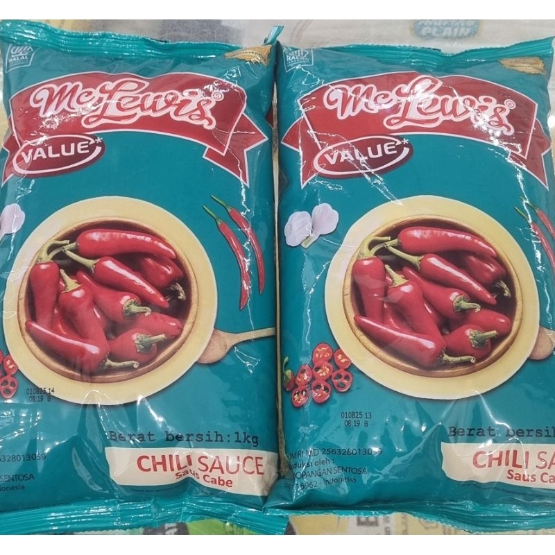 

McLewis Value Chili Sauce Saus Cabe 1 kg