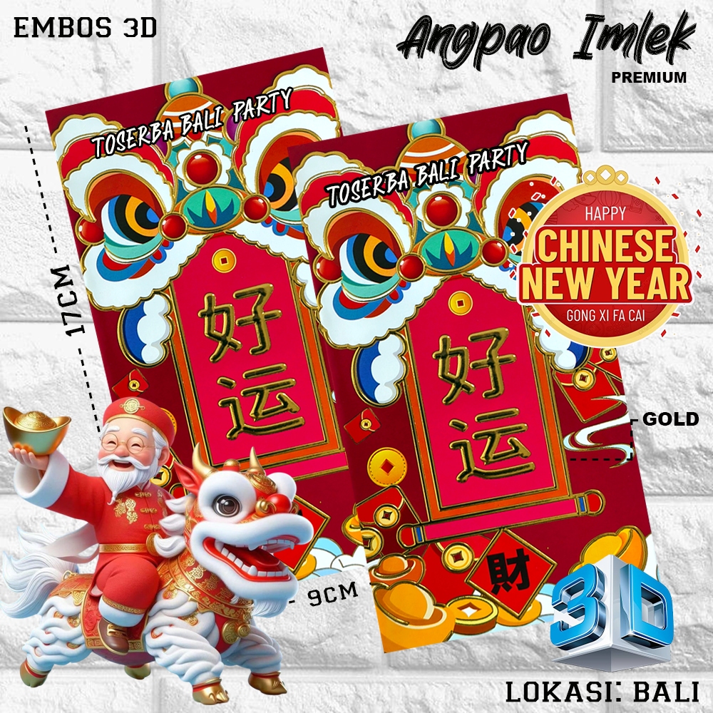 

KERTAS ANGPAO IMLEK BARONGSAI 4 PREMIUM