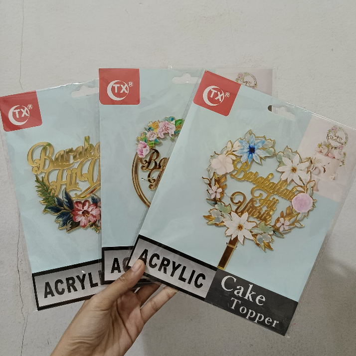 TOPPER AKRILIK BARAKALLAH FII UMRIK