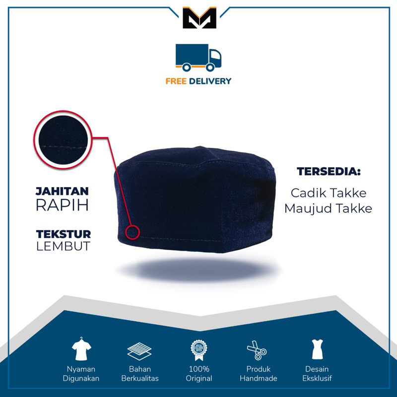 Peci Turki Alanya / Cadik Takke / Cadik Indonesia Bahan Beludru Termurah / Peci alanya indonesia