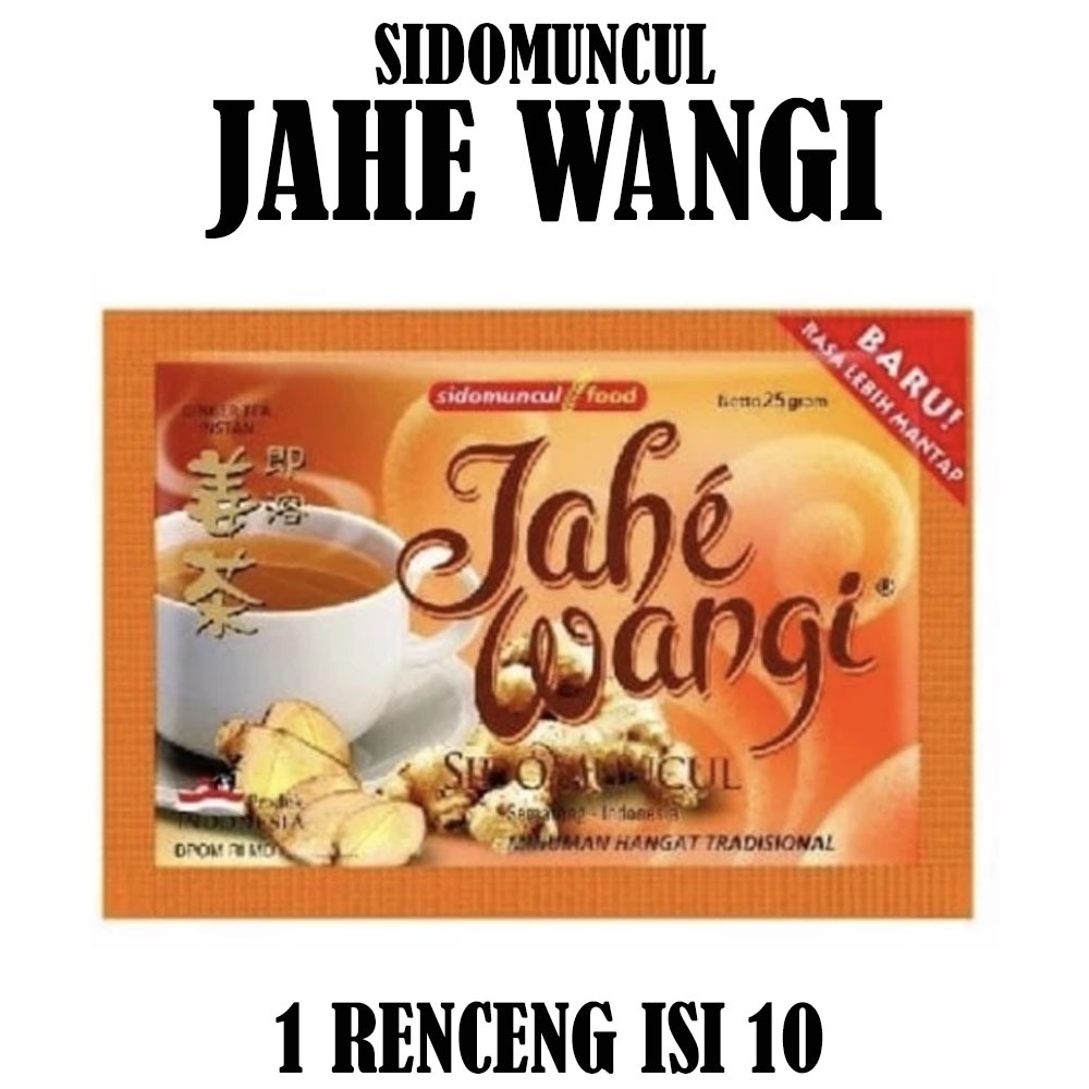 

SIDOMUNCUL JAHE WANGI RENCENG ISI 10