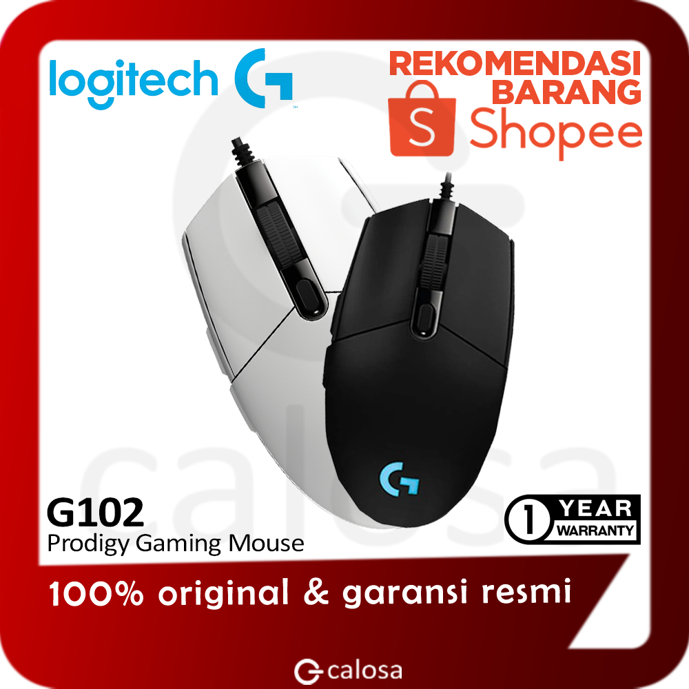 Logitech G102 Mouse Gaming Wired RGB Lightsync with Macro Gaming Mouse