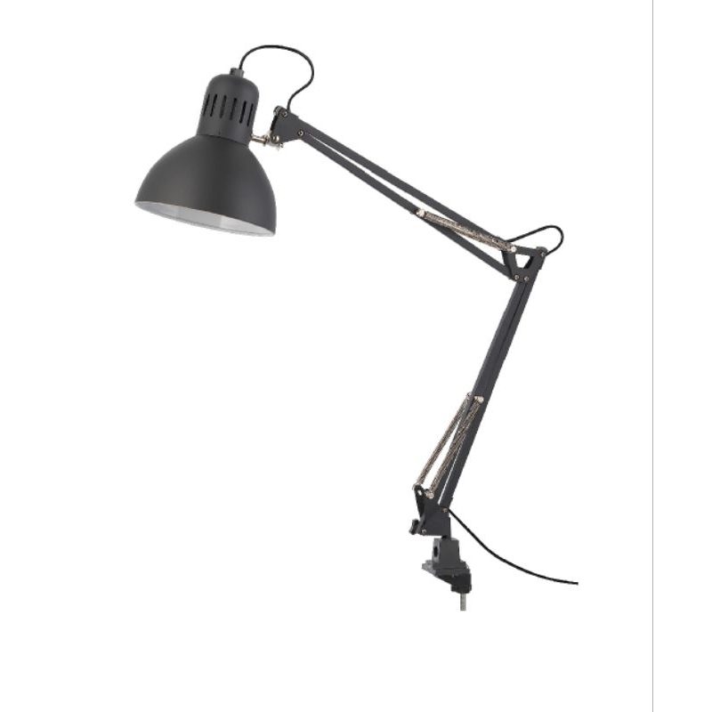 Ikea Tertial Lampu Meja kerja putih dan hitam