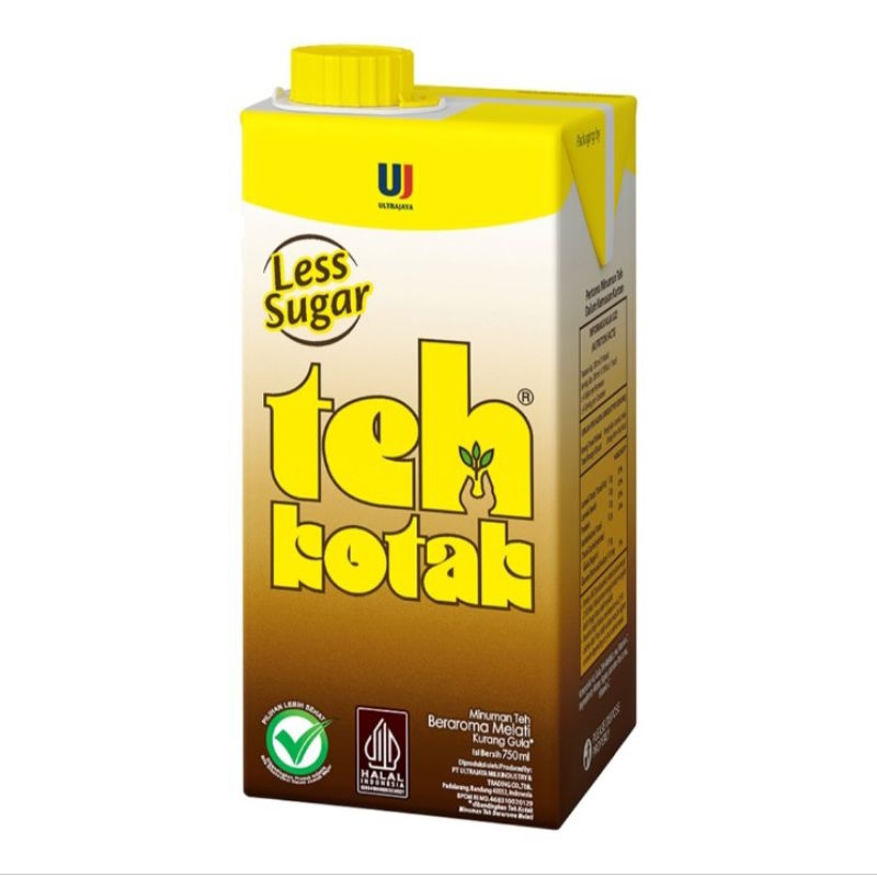 

Ultra Teh Kotak Melati Rendah Gula 750 ml