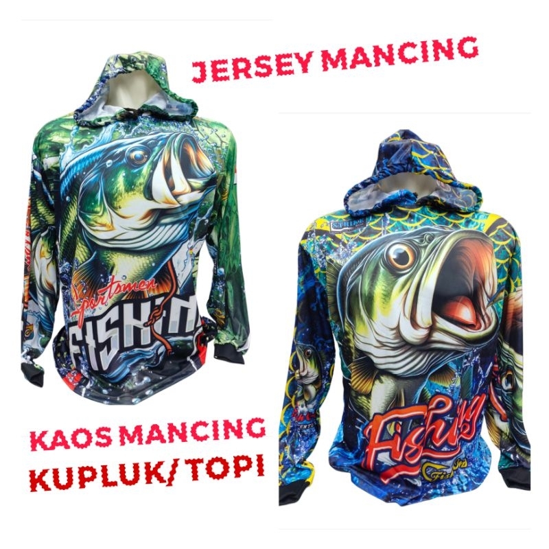 Jersey mancing mania kaos mancing baju mancing mania full printing lengan panjang