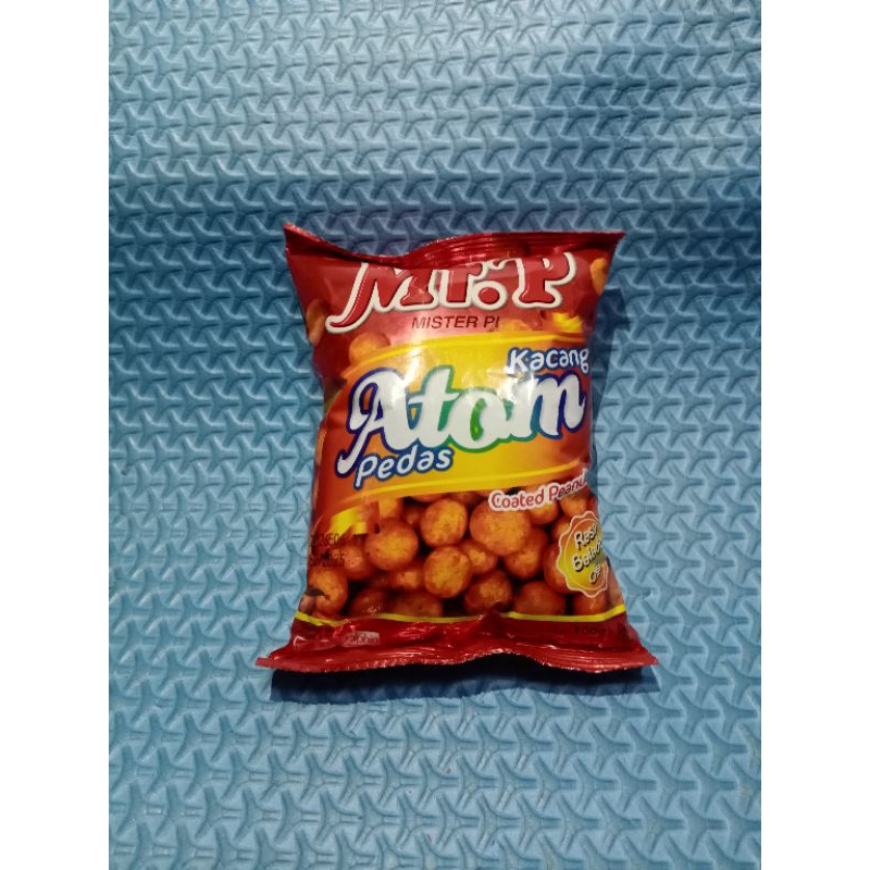 

Mr.P_Mister Pi_Kacang Atom Pedas_Rasa Balado Chilli_100 Gram