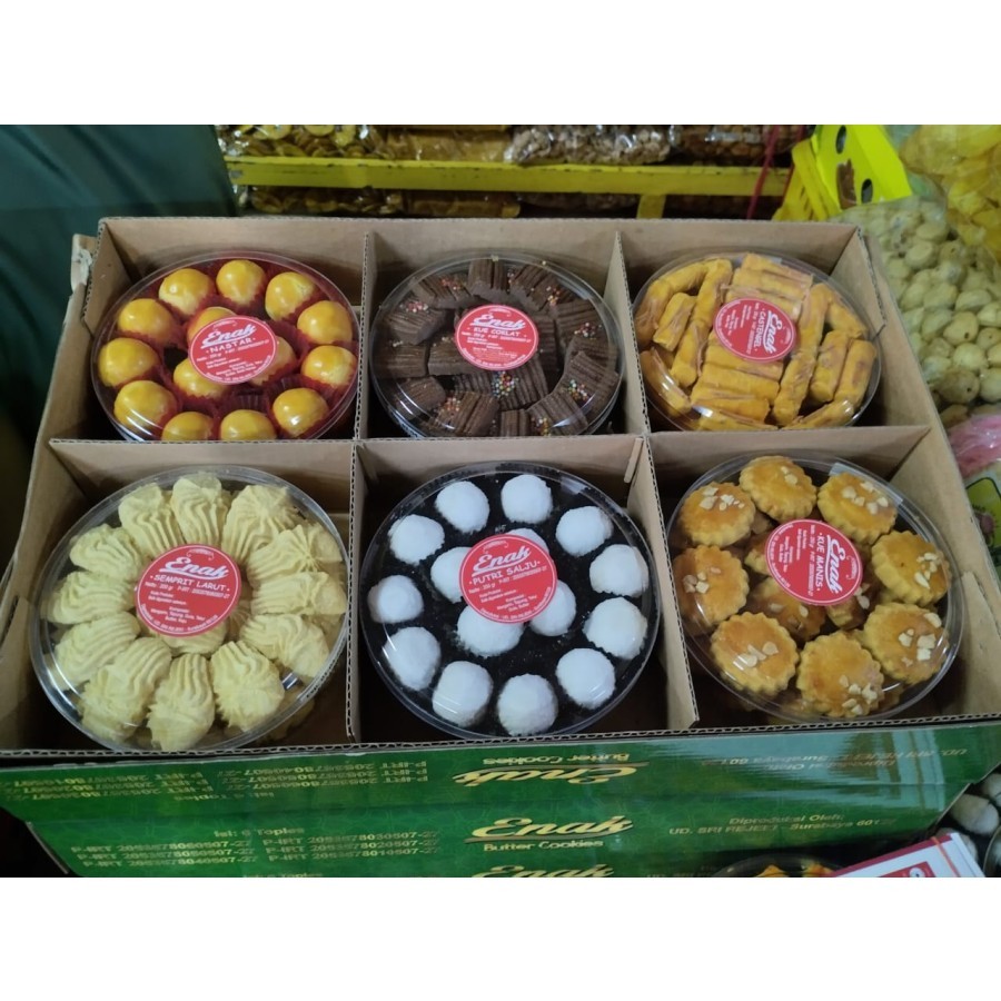 

Paket kue lebaran 6 toples