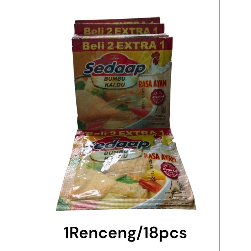 

bumbu kaldu sedaap isi 18pcs