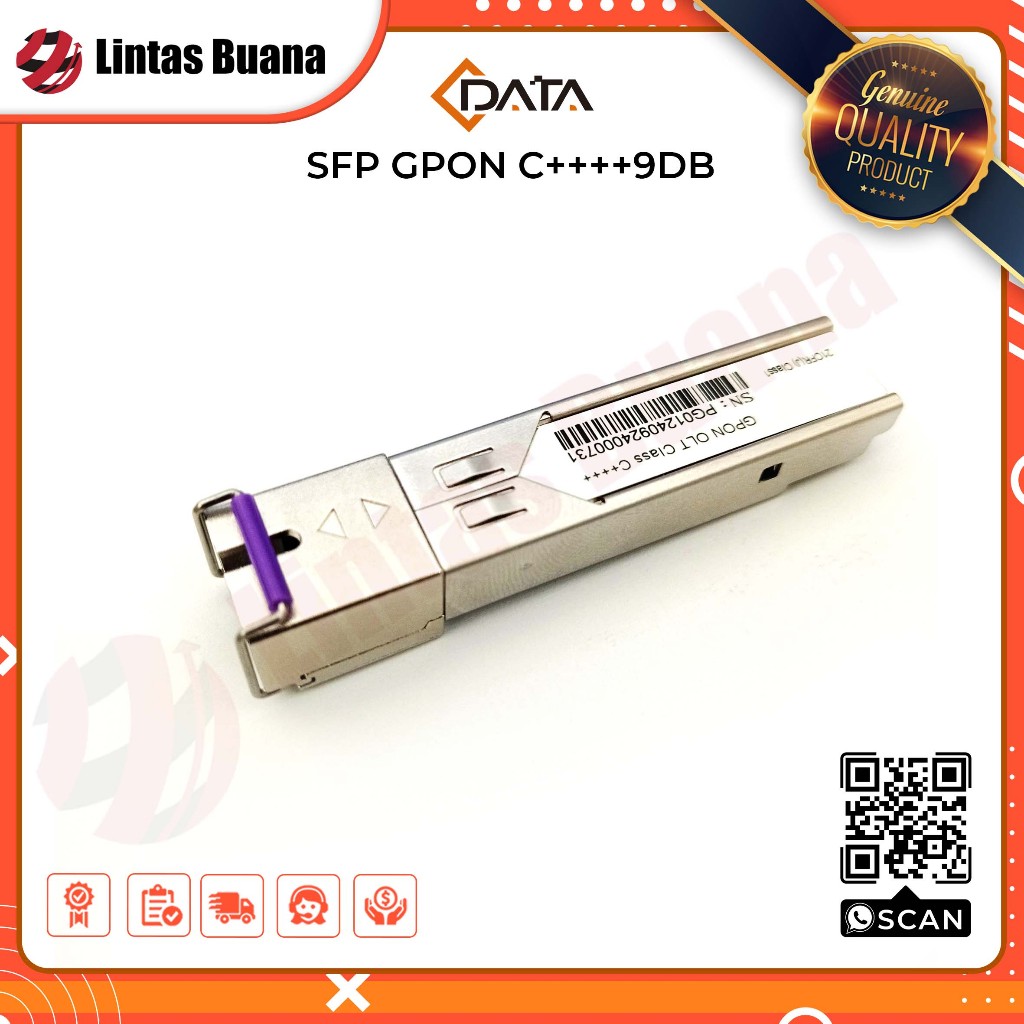 C-DATA GPON SFP MODULE C++++ 9db ( CDATA SFP GPON C+++ 9dBm )