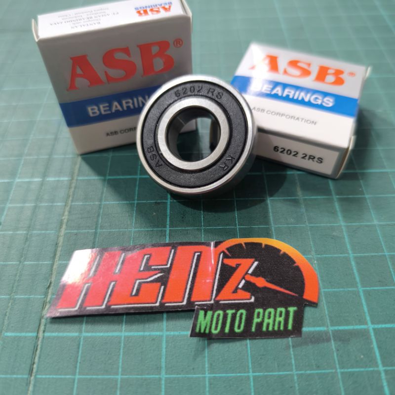 6202 laker laher bering bearing roda depan yamaha rx king scorpio rxz byson vixion vixen 6202