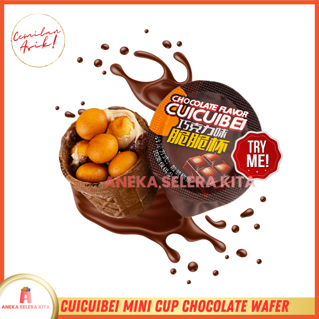 

Cuicuibei Mini Cup Chocolate Wafer 6g (pcs)