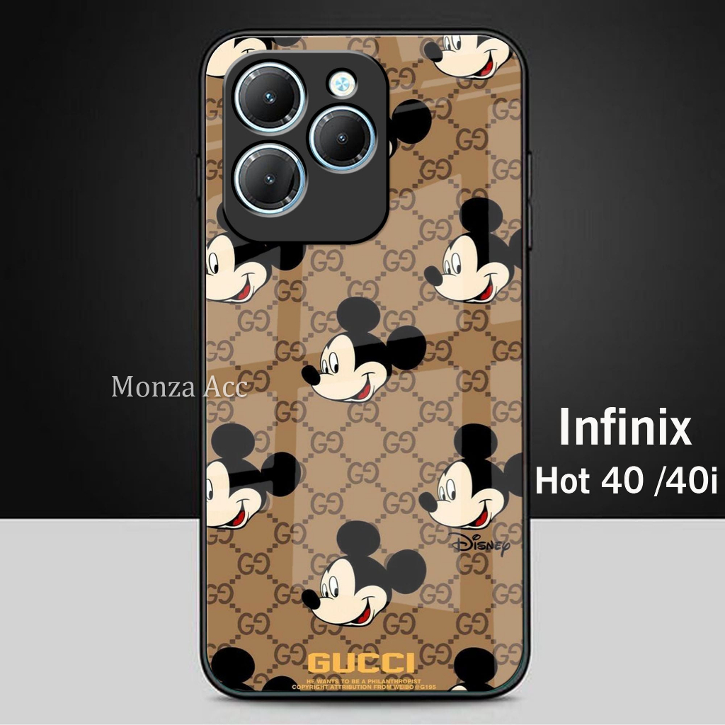 Softcase Glass Kilau For Infinix 40 Pro/Hot 40i/Hot 40 - Casing Hp Infinix 40/Hot 40i/Hot 40 Pro-N16