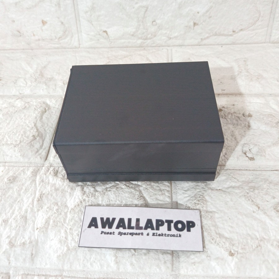 box alumunium hitam 100x76x46 case aluminium box enclosure project DIY