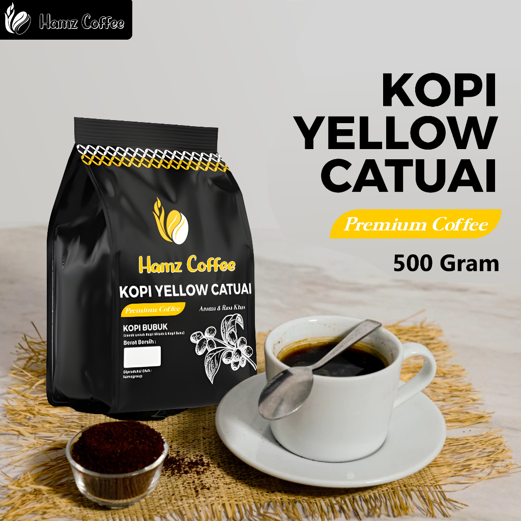 

Hamz Coffee - kopi bubuk yellow catuai premium bergaransi 500gr