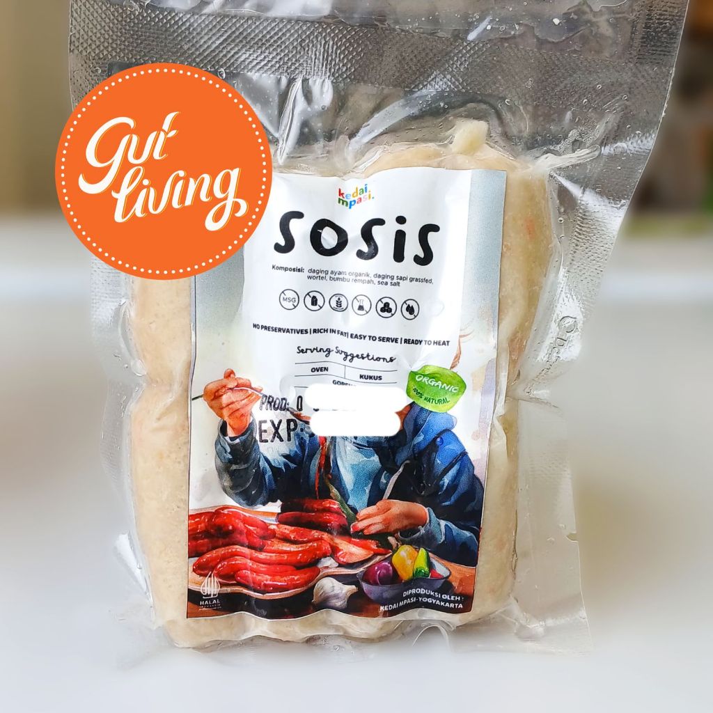 

Sosis Ayam Sapi Gluten Free Lauk Kedai MPASI Balita Finger Food Anak Bahan Alami Kaya Gizi