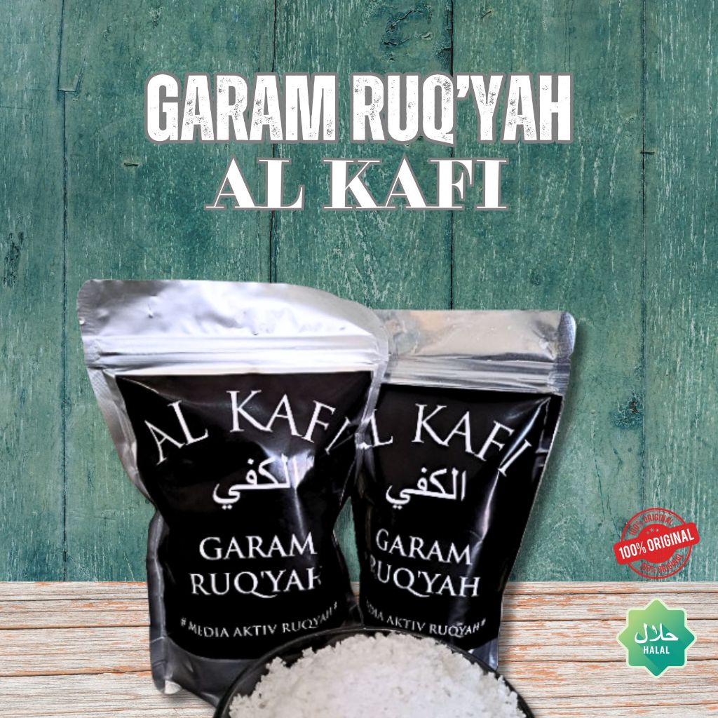 

GARAM RUQYAH AL KAFI 1000gram PELARISAN USAHA SEPI PENARIK REJEKI PAGAR GAIB RUMAH & TOKO