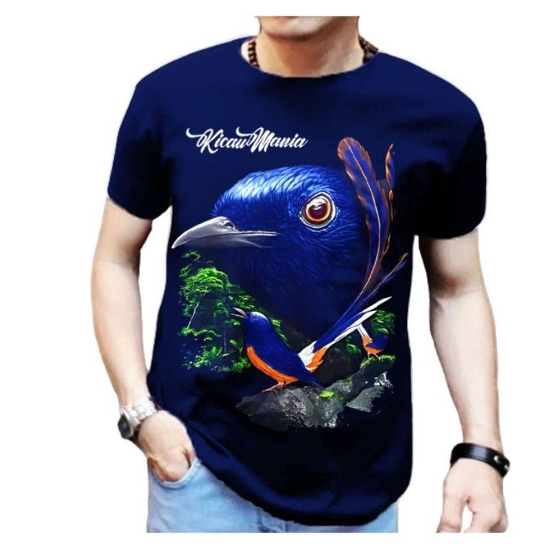 Kaos Distro Pria Lengan Pendek Burung Murai Ekor Panjang Keren Terbaru Baju Pria Kekinian Termurah T