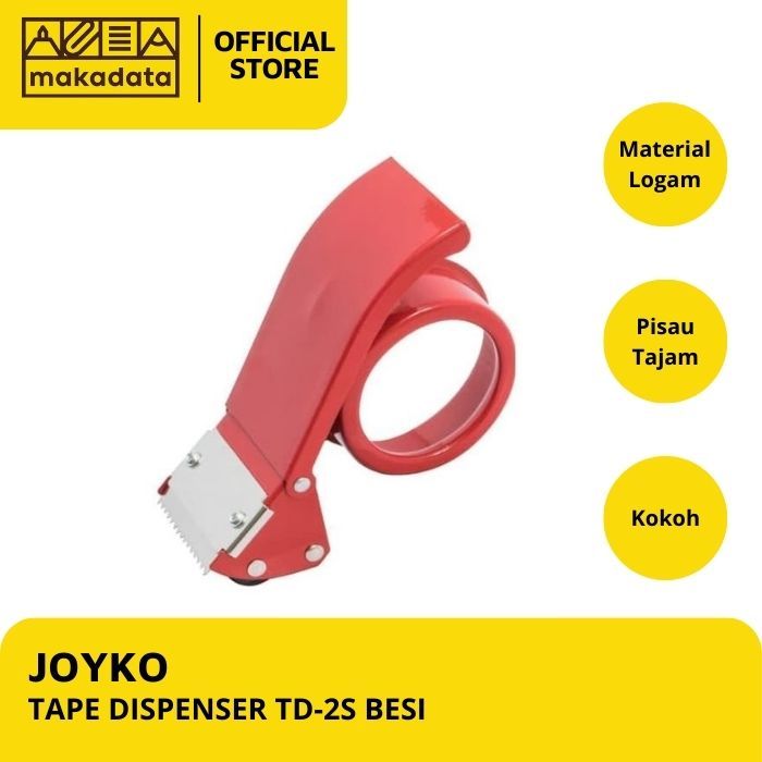 

TAPE CUTTER / TAPE DISPENSER / PEMOTONG PITA PEREKAT JOYKO TD-2S BESI (1 PCS) MURAH