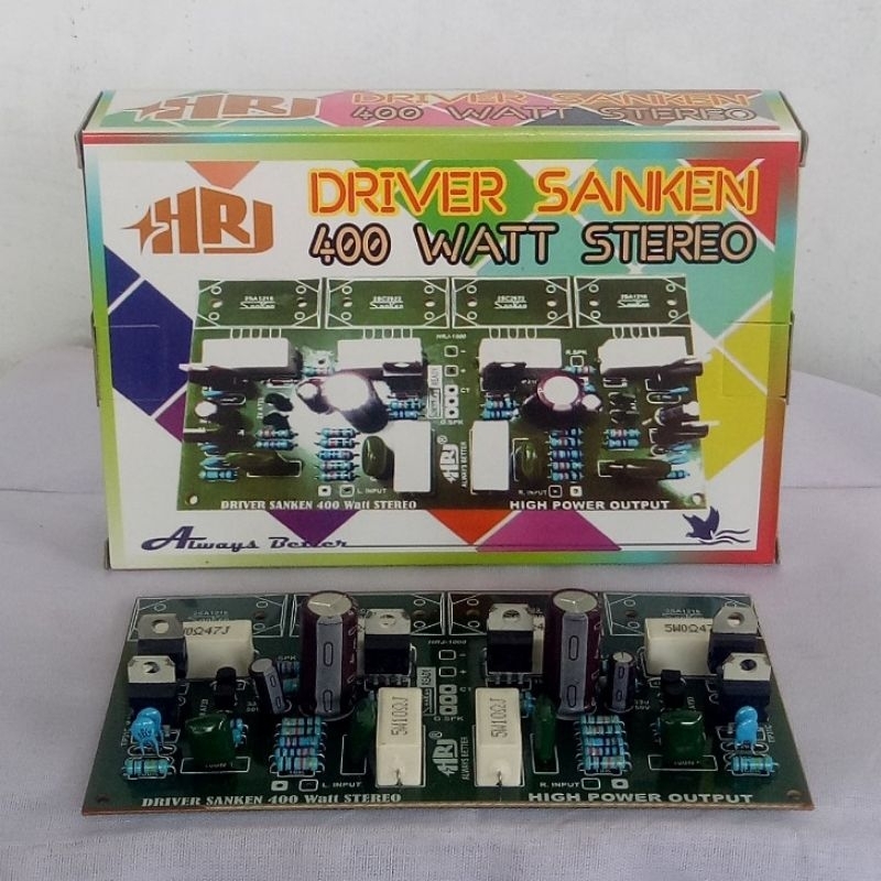 KIT DRIVER POWER SANKEN 400W STEREO BY HRJ