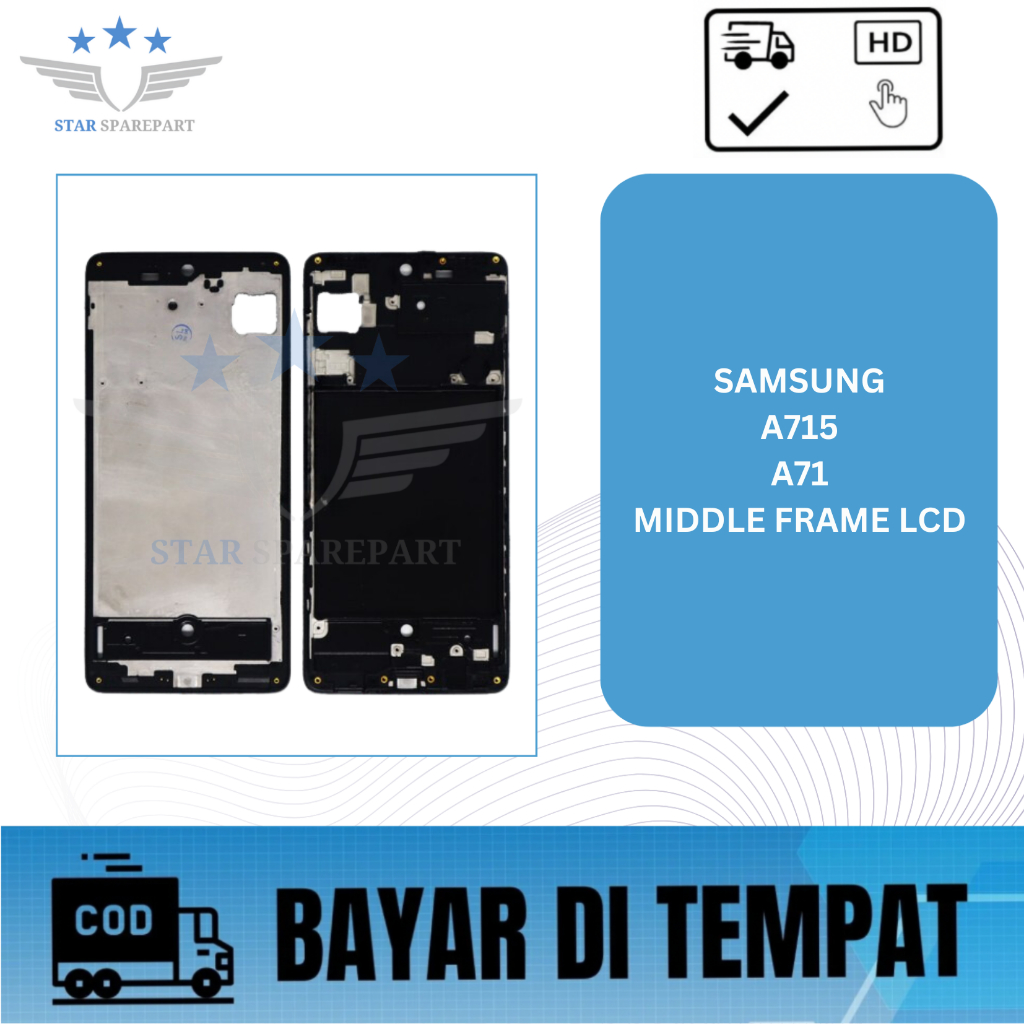 MIDDLE FRAME LCD SAMSUNG A715 ( GALAXY A71 ) / DUDUKAN LCD