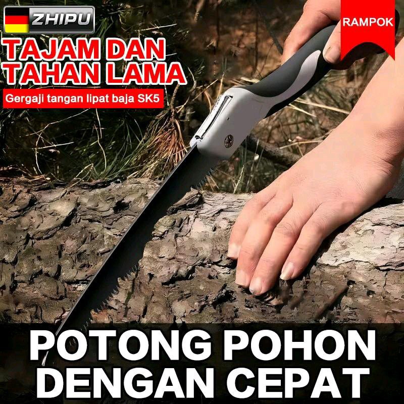 Gergaji kayu, Gergaji kayu lipat otomatis anti karat design jerman premium, Pisau Lipat Gergaji Ukur