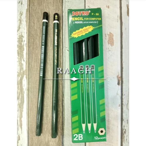 

JOYKO P-88 PENSIL KAYU 2B HIJAU 1 PAK (12 Pcs) [Terlaris] [Terbaik} [Best Seller]