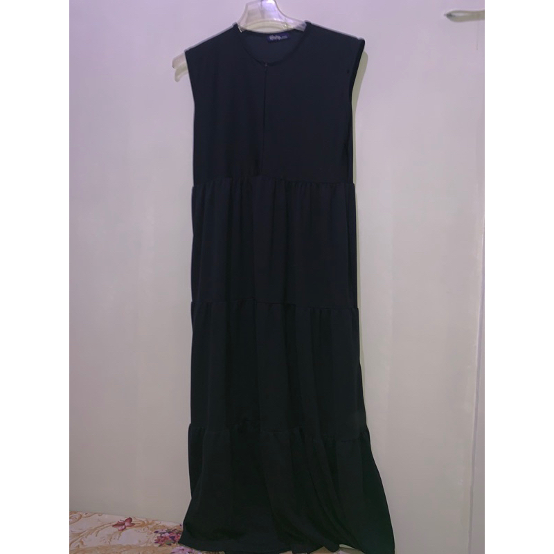 inner dress hitam