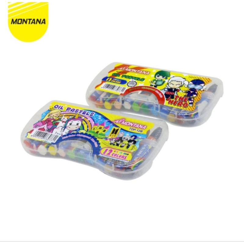 

crayon/oil pastel/krayon MONTANA 12 warna/PLP/PLW