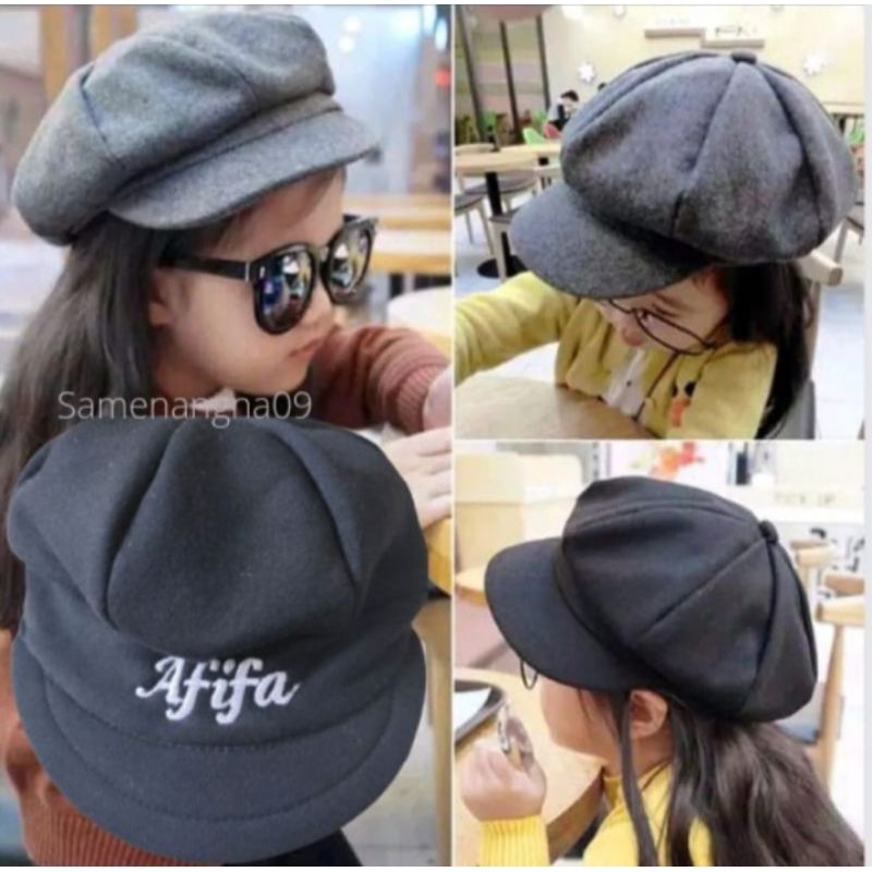 Topi Apolo Anak 5-8 tahun Costum Bordir Nama // Topi Apolo Anak laki-laki Perempuan