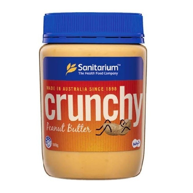 

selai peanut butter sanitarium crunchy 375