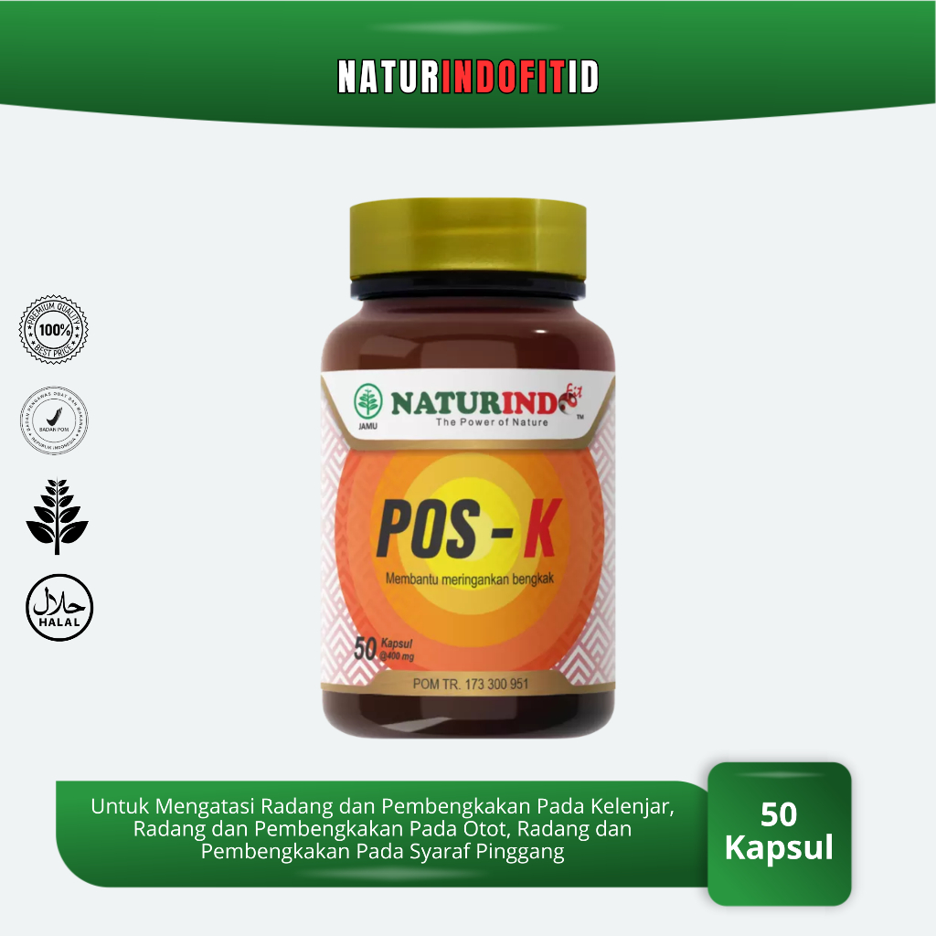 Naturindo Fit - Pos-K 50 Kapsul