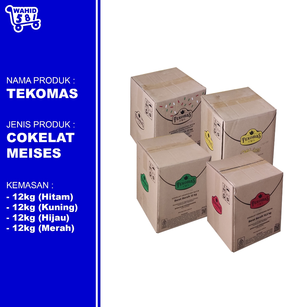 

Tekomas Meises Cokelat 12,5kg Hitam (Warna-Warni)/Hijau/Kuning/Merah
