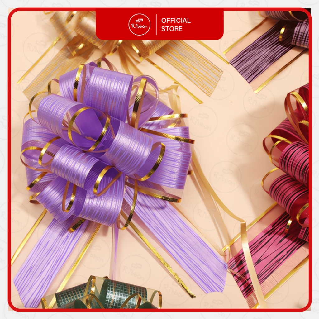

Pita Tarik Pom 32mm Motif Matte Organdi RIBBON 32 mm RMB