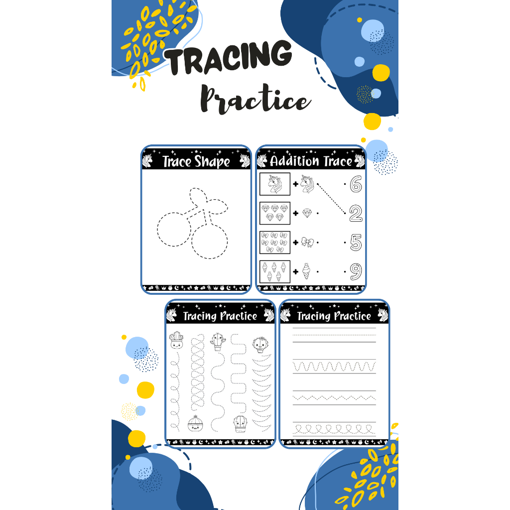 

Worksheet Practice Tracing untuk Pre School ( 63Sheet )