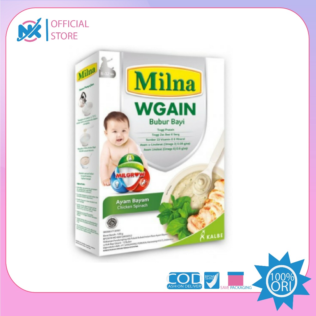 Milna Wgain Bubur Bayi
