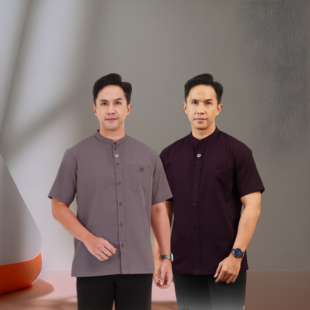 SARIMBIT NIBRAS 2025 ORLIN BURGUNDY LILAC KOKO PRIA AYAH TERBARU BEST SELLER MURAH FASHION MUSLIM PA