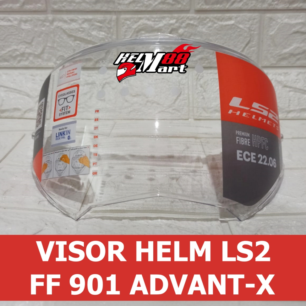 Visor LS2 FF901 Kaca Helm LS2 ADVANT X FF 901 Original