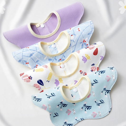 Little Light Anna Cotton Bib / Cloth Bib Iler Bayi / Bib Fashion anak isi 4