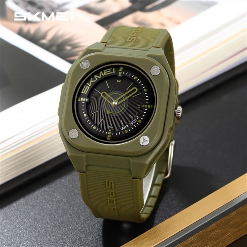 Jam pria Skmei 2329 segi analog free gift box