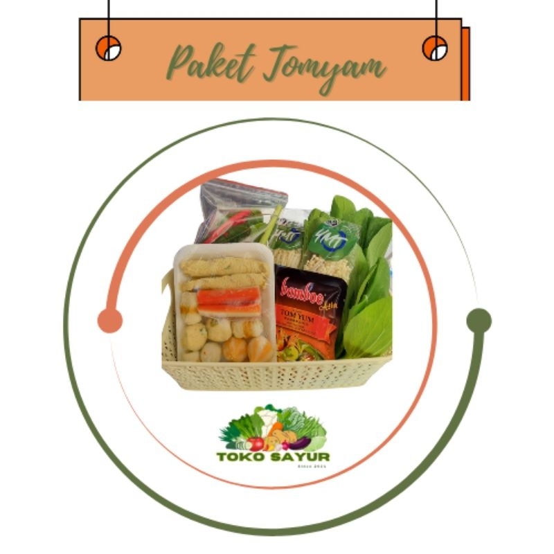 

Paket Tomyam 4 - 5 Porsi. Free Keranjang Plastik
