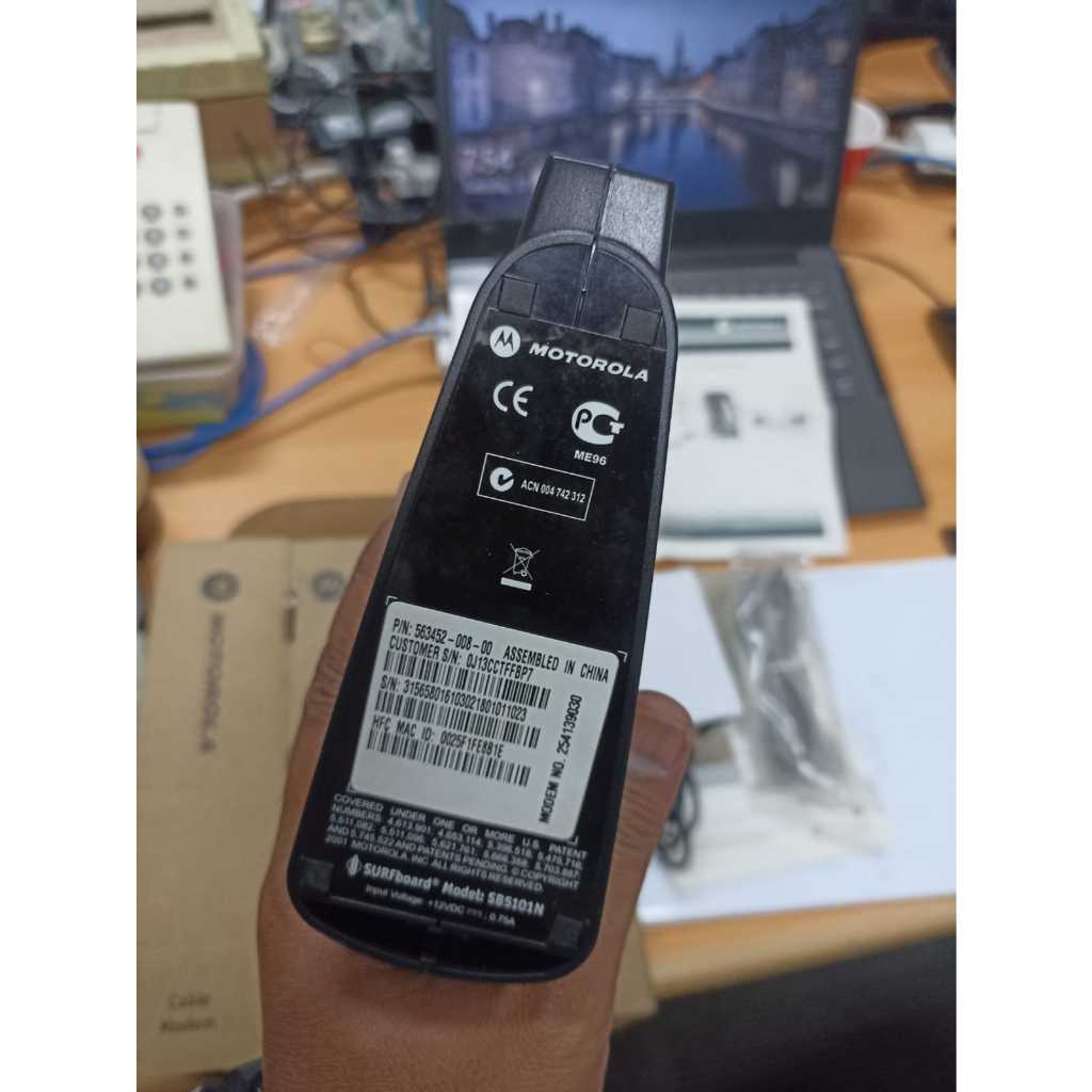 Motorola SURFboard SB5101N-CN cable modem Support (First Media, Biznet, Oxygen dan CBN)