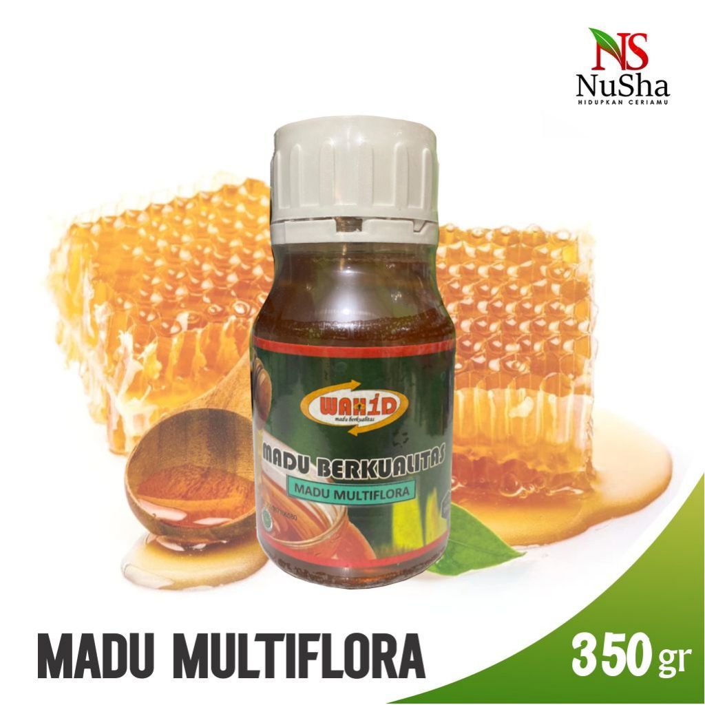 

Madu Multiflora - Madu Wahid Nusha Dengan Ekstrak Alami Berat 350gr
