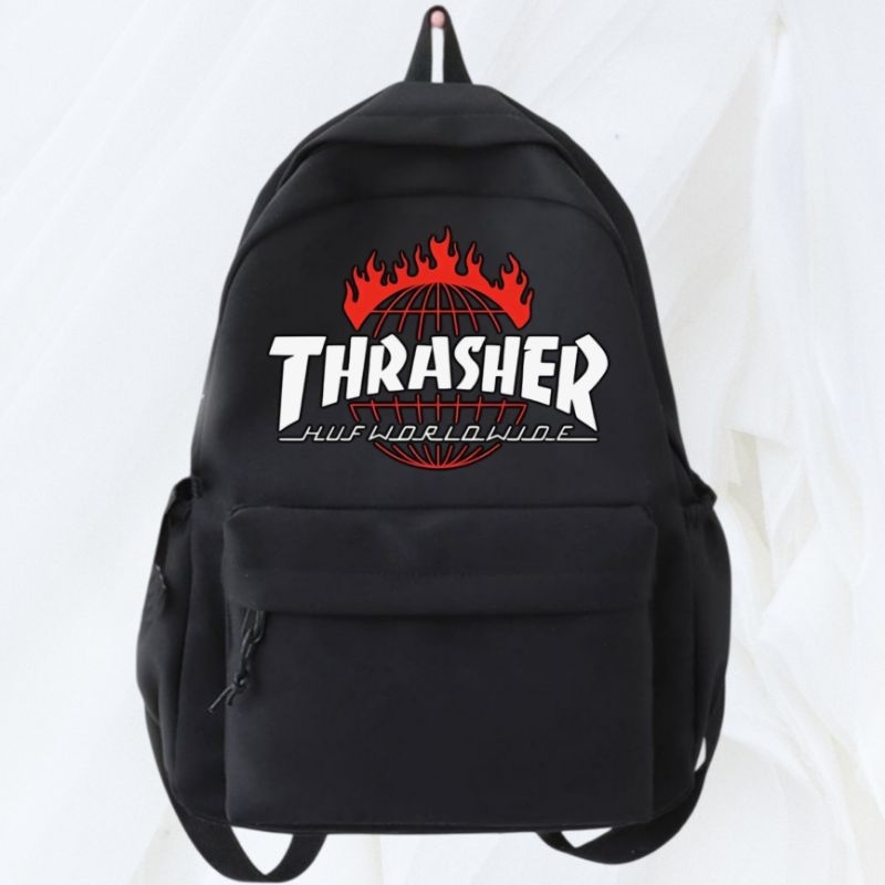 Tas Ransel Backpack Thrasher Distro Kanvas Cordura D300 Premium / Tas Sekolah Keren Sablon Distro Th
