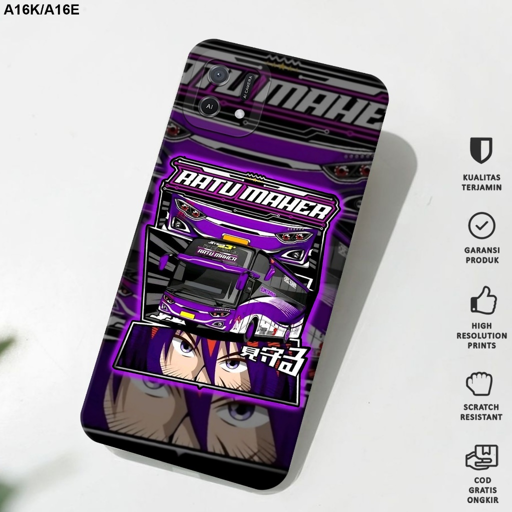 Case Oppo A16K/A16E - Casing Hp Oppo A16K/A16E Motif Bus Telolet - Softcase Oppo A16K/A16E - Softcas