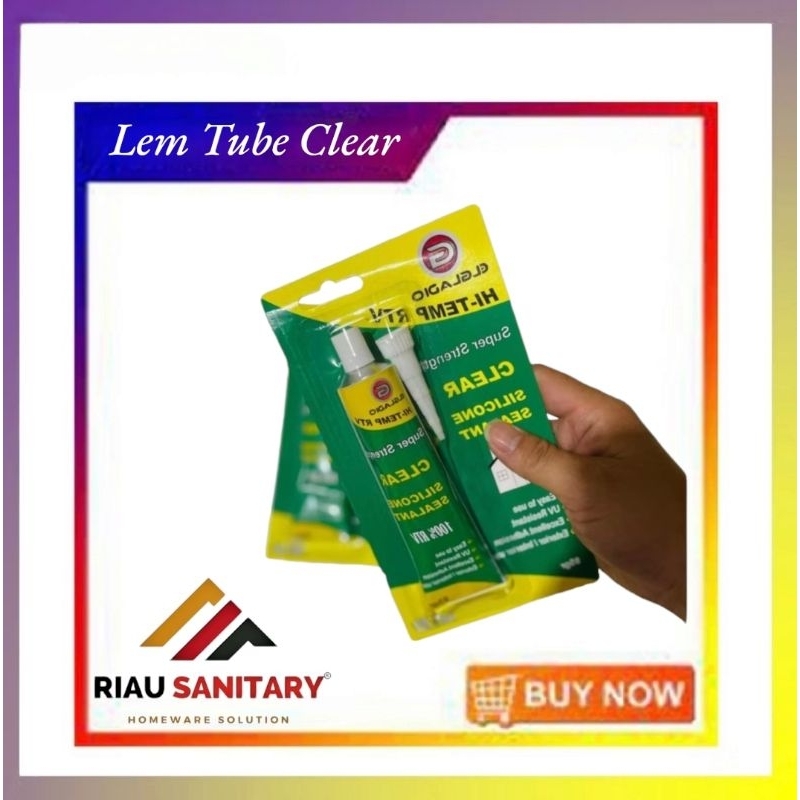 

lem kaca/ lem silicone sealant tube/ lem aquarium